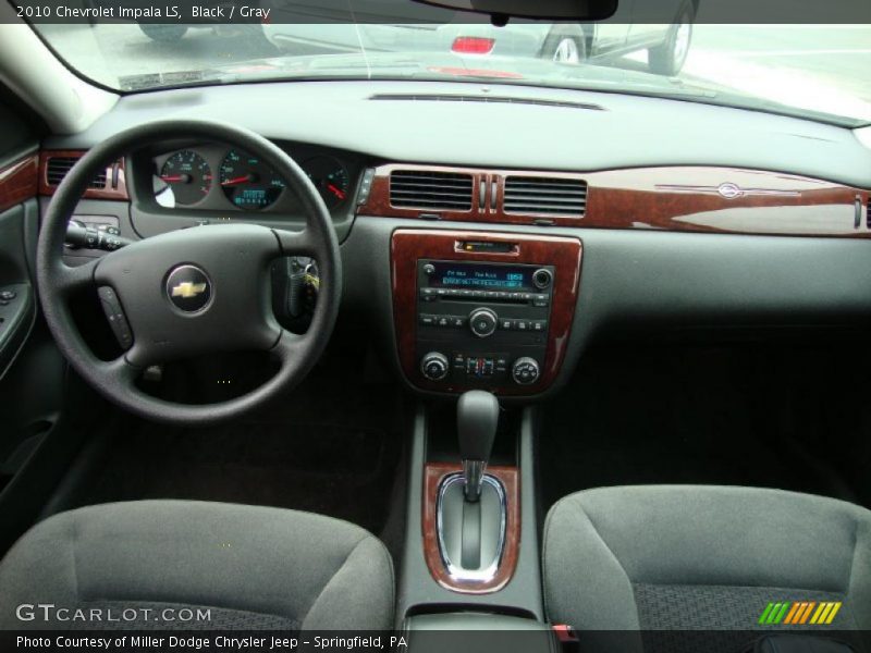 Black / Gray 2010 Chevrolet Impala LS