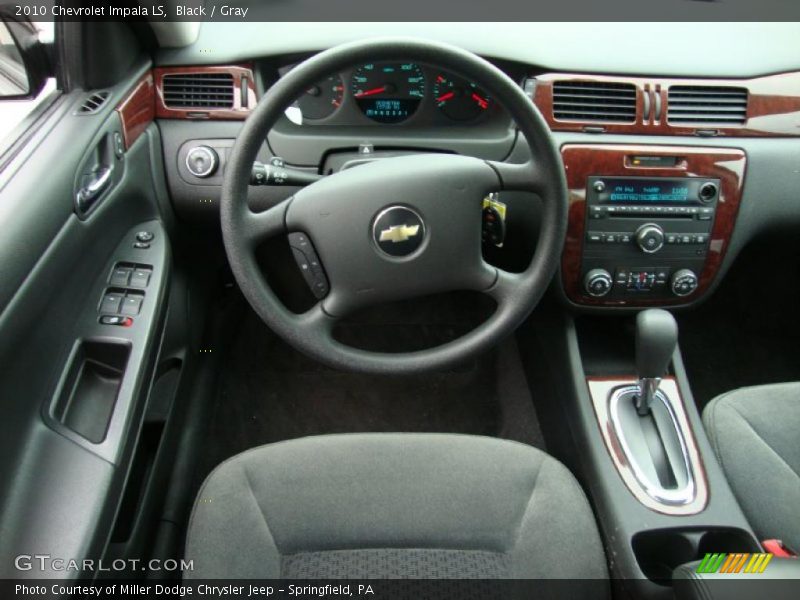 Black / Gray 2010 Chevrolet Impala LS