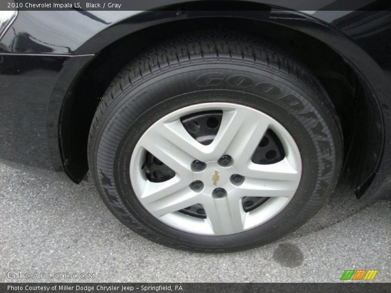 Black / Gray 2010 Chevrolet Impala LS