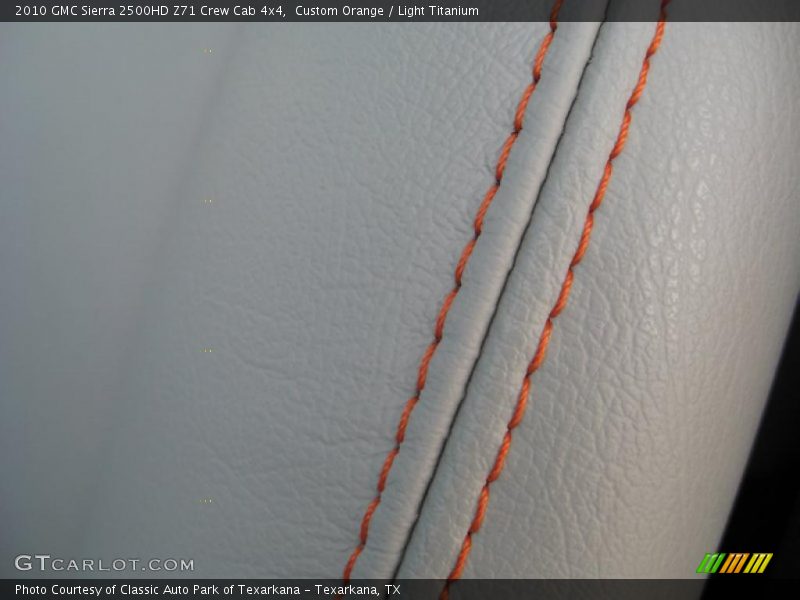 Custom Orange / Light Titanium 2010 GMC Sierra 2500HD Z71 Crew Cab 4x4