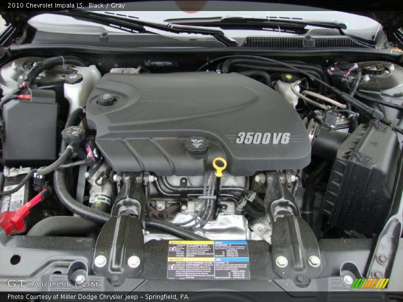 Black / Gray 2010 Chevrolet Impala LS