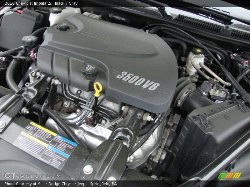 Black / Gray 2010 Chevrolet Impala LS