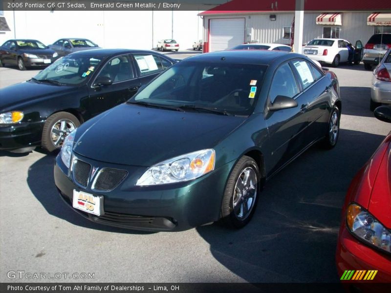Emerald Green Metallic / Ebony 2006 Pontiac G6 GT Sedan