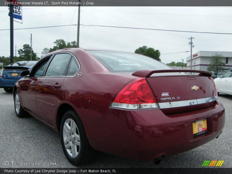 Sport Red Metallic / Gray 2006 Chevrolet Impala LT