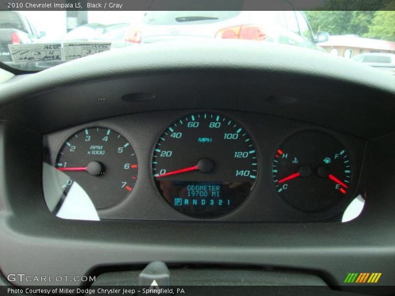 Black / Gray 2010 Chevrolet Impala LS