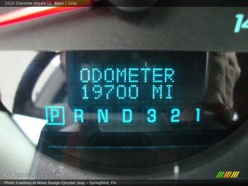 Black / Gray 2010 Chevrolet Impala LS
