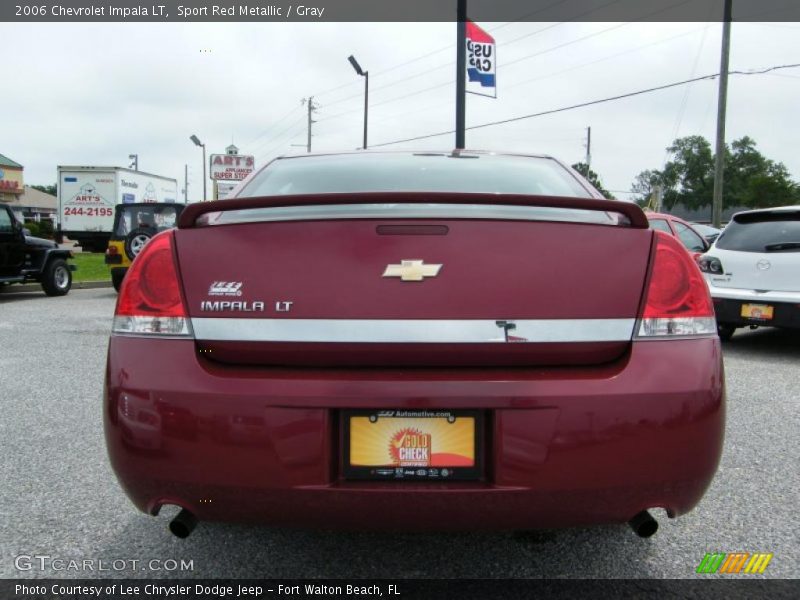 Sport Red Metallic / Gray 2006 Chevrolet Impala LT