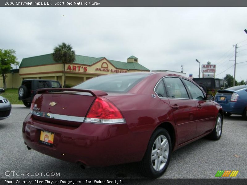 Sport Red Metallic / Gray 2006 Chevrolet Impala LT