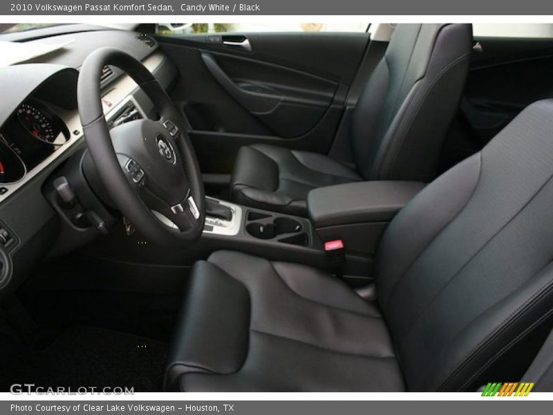 Candy White / Black 2010 Volkswagen Passat Komfort Sedan