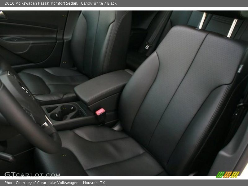 Candy White / Black 2010 Volkswagen Passat Komfort Sedan