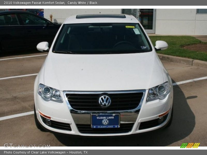 Candy White / Black 2010 Volkswagen Passat Komfort Sedan
