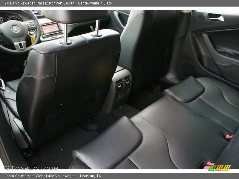 Candy White / Black 2010 Volkswagen Passat Komfort Sedan