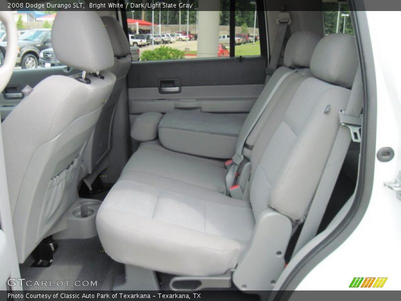 Bright White / Dark/Light Slate Gray 2008 Dodge Durango SLT
