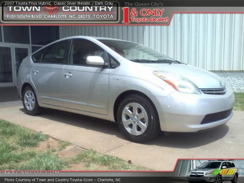 Classic Silver Metallic / Dark Gray 2007 Toyota Prius Hybrid