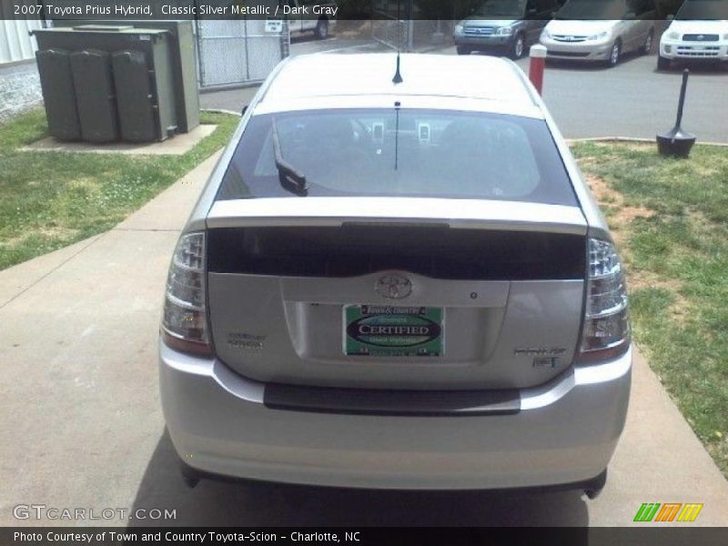 Classic Silver Metallic / Dark Gray 2007 Toyota Prius Hybrid