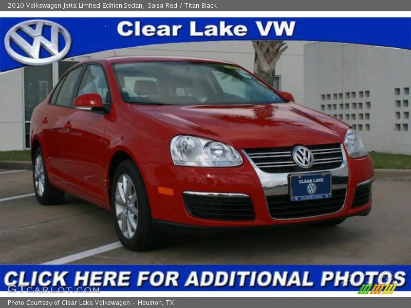 Salsa Red / Titan Black 2010 Volkswagen Jetta Limited Edition Sedan