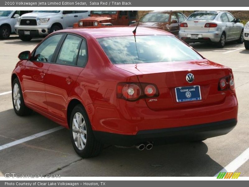 Salsa Red / Titan Black 2010 Volkswagen Jetta Limited Edition Sedan