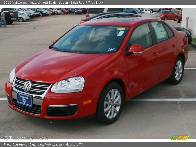 Salsa Red / Titan Black 2010 Volkswagen Jetta Limited Edition Sedan