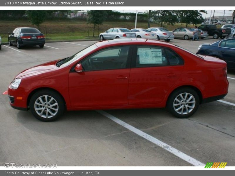 Salsa Red / Titan Black 2010 Volkswagen Jetta Limited Edition Sedan