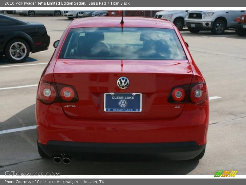 Salsa Red / Titan Black 2010 Volkswagen Jetta Limited Edition Sedan