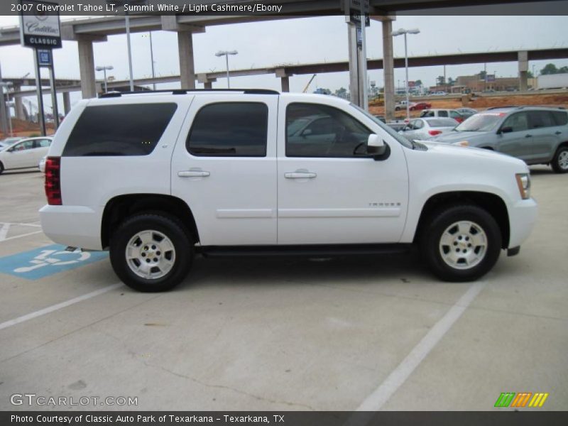 Summit White / Light Cashmere/Ebony 2007 Chevrolet Tahoe LT