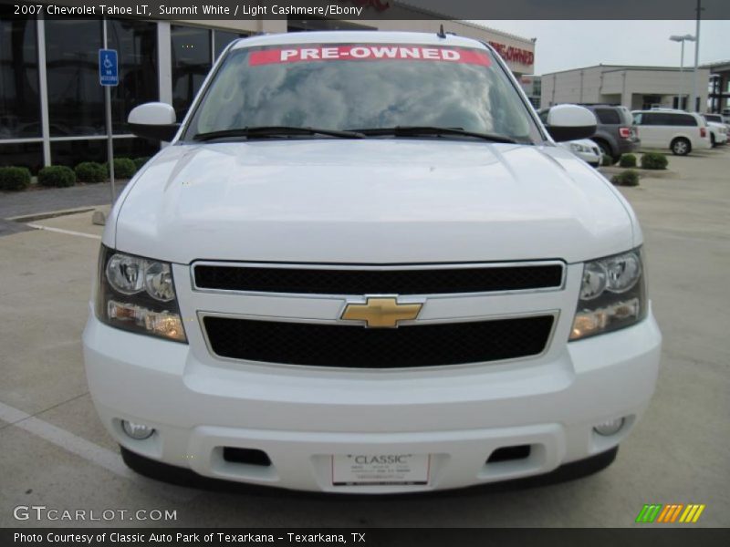 Summit White / Light Cashmere/Ebony 2007 Chevrolet Tahoe LT