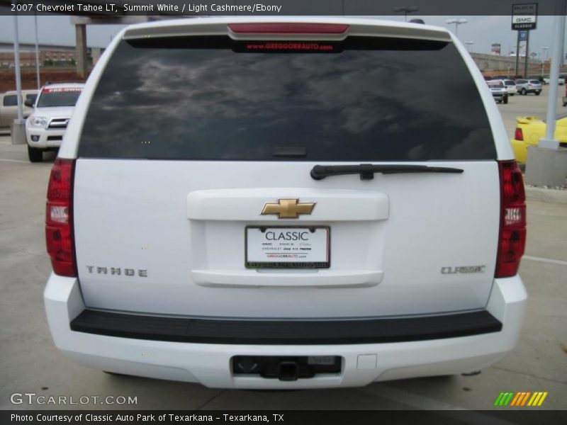 Summit White / Light Cashmere/Ebony 2007 Chevrolet Tahoe LT