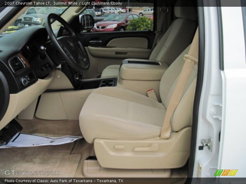 Summit White / Light Cashmere/Ebony 2007 Chevrolet Tahoe LT
