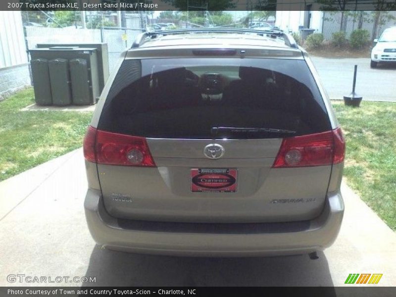 Desert Sand Mica / Taupe 2007 Toyota Sienna XLE