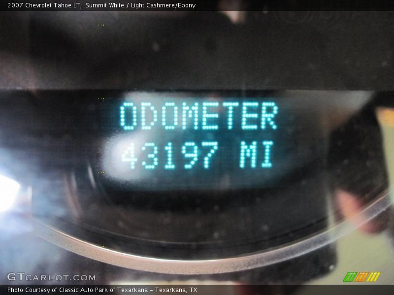 Summit White / Light Cashmere/Ebony 2007 Chevrolet Tahoe LT