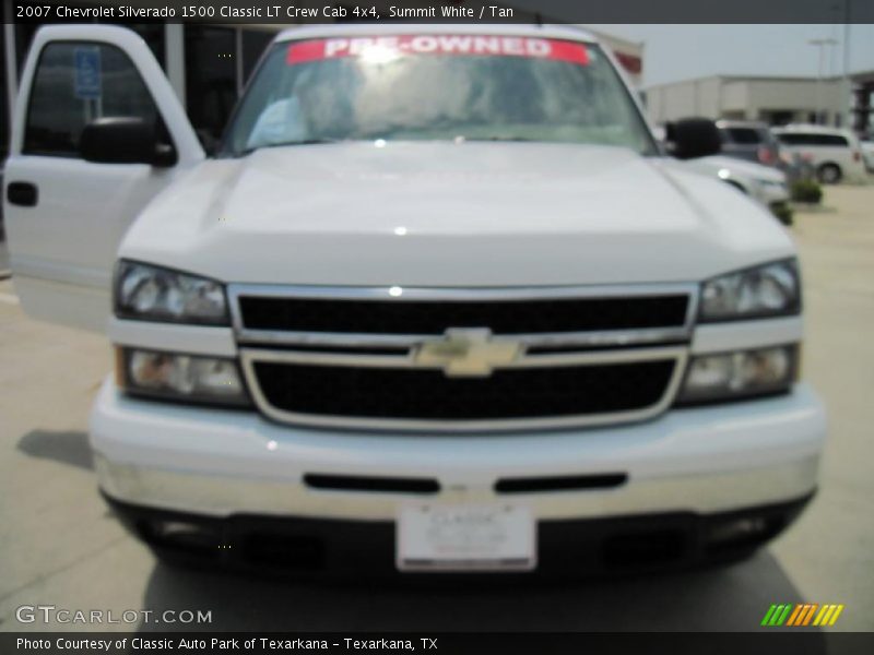 Summit White / Tan 2007 Chevrolet Silverado 1500 Classic LT Crew Cab 4x4