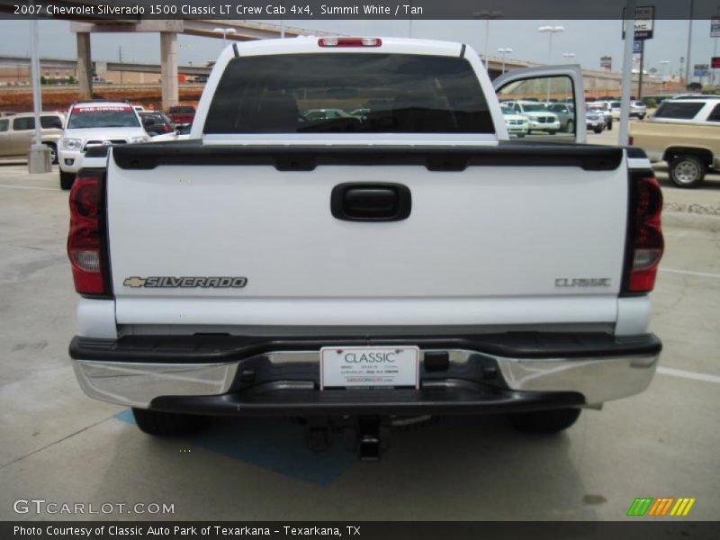Summit White / Tan 2007 Chevrolet Silverado 1500 Classic LT Crew Cab 4x4