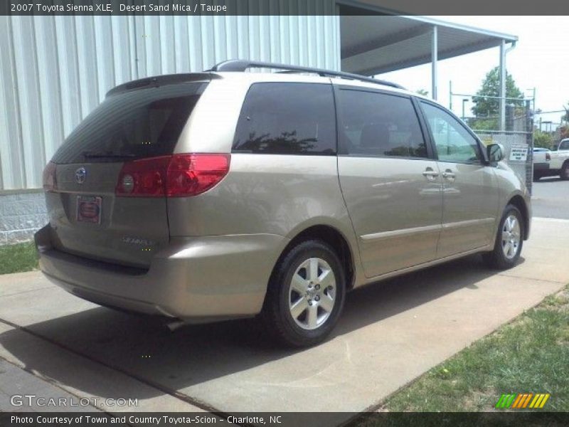 Desert Sand Mica / Taupe 2007 Toyota Sienna XLE
