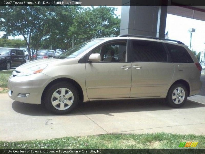 Desert Sand Mica / Taupe 2007 Toyota Sienna XLE