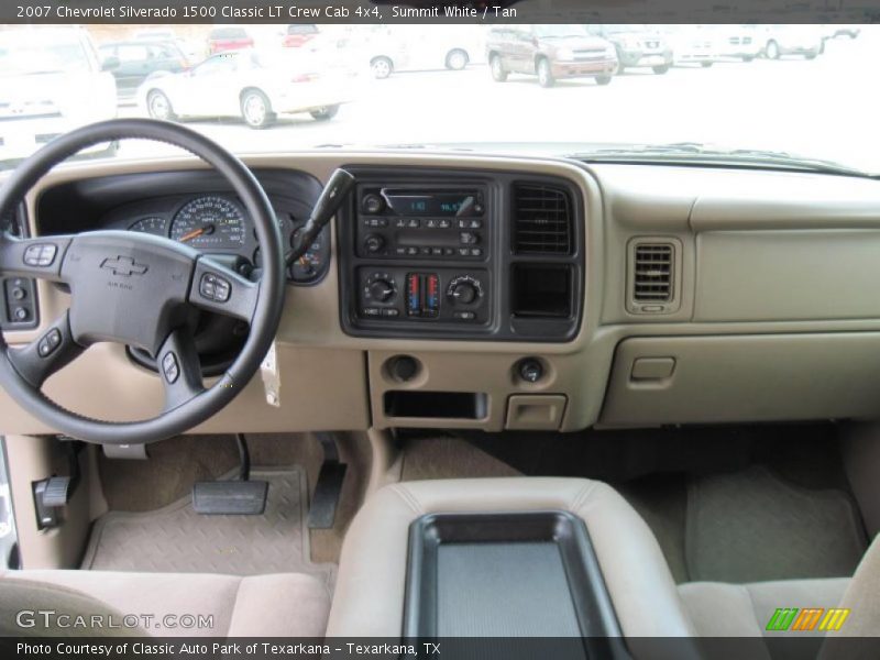 Summit White / Tan 2007 Chevrolet Silverado 1500 Classic LT Crew Cab 4x4