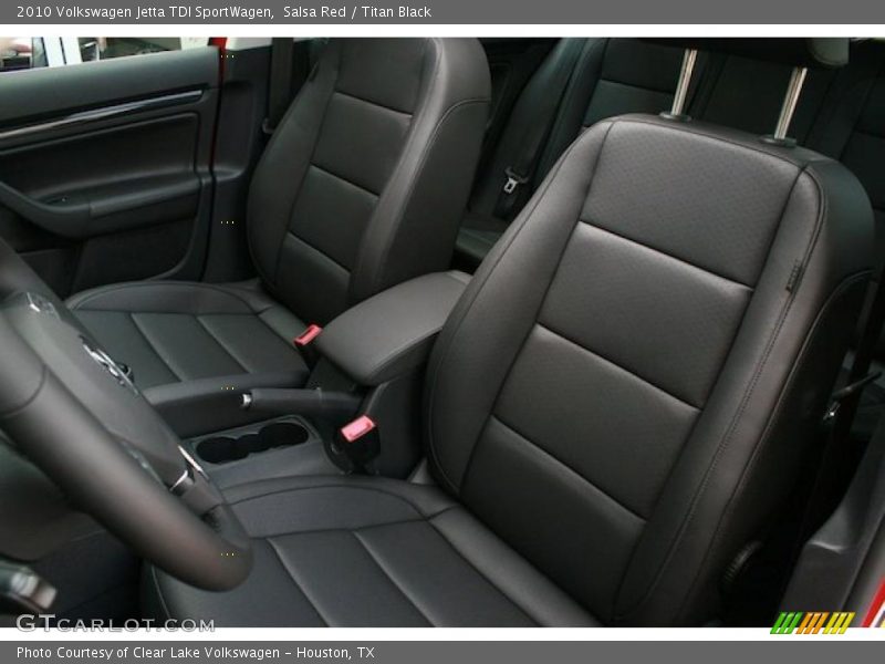 Salsa Red / Titan Black 2010 Volkswagen Jetta TDI SportWagen
