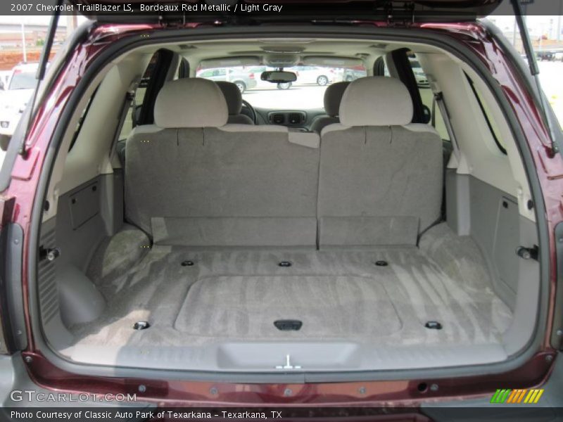 Bordeaux Red Metallic / Light Gray 2007 Chevrolet TrailBlazer LS