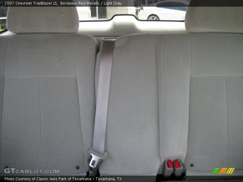 Bordeaux Red Metallic / Light Gray 2007 Chevrolet TrailBlazer LS