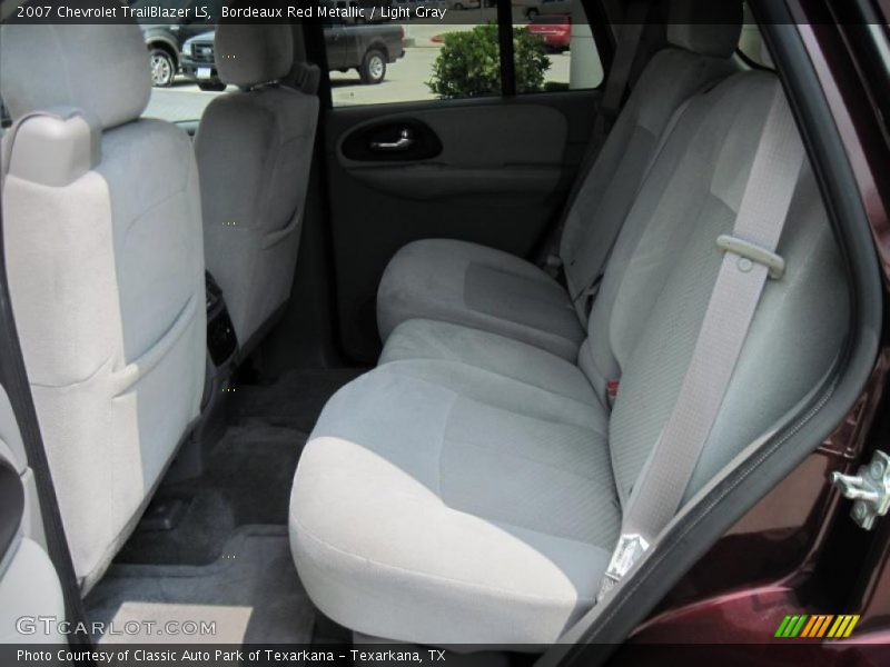Bordeaux Red Metallic / Light Gray 2007 Chevrolet TrailBlazer LS