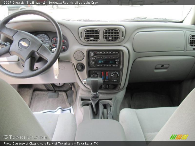 Bordeaux Red Metallic / Light Gray 2007 Chevrolet TrailBlazer LS