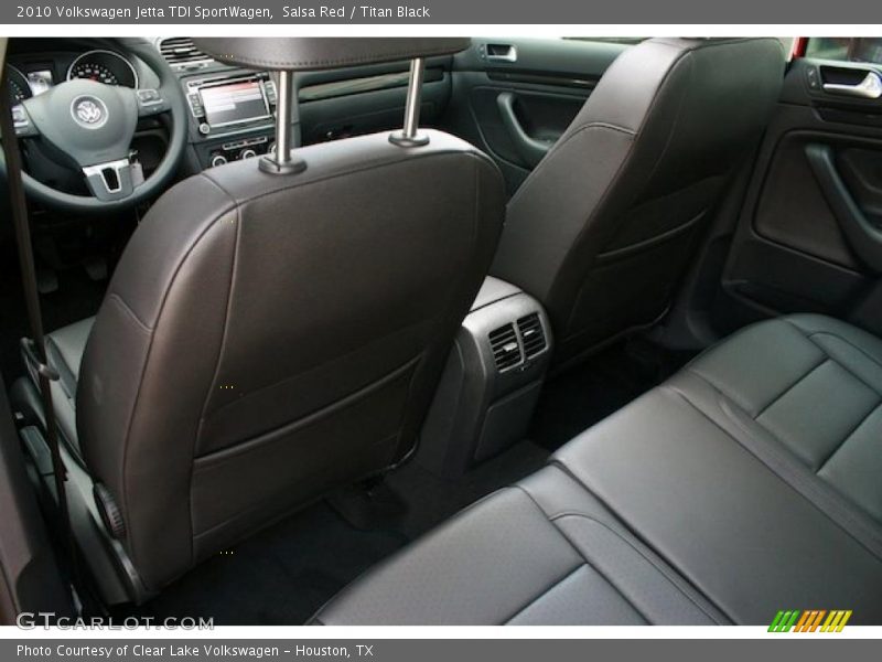 Salsa Red / Titan Black 2010 Volkswagen Jetta TDI SportWagen