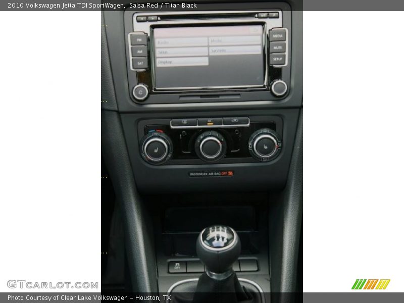 Salsa Red / Titan Black 2010 Volkswagen Jetta TDI SportWagen