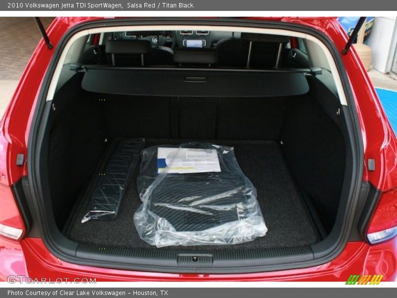 Salsa Red / Titan Black 2010 Volkswagen Jetta TDI SportWagen