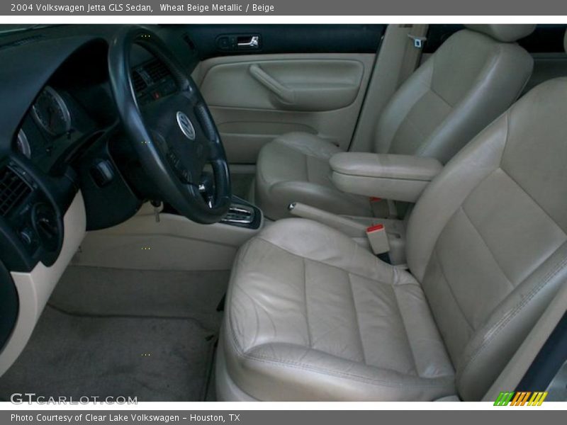 Wheat Beige Metallic / Beige 2004 Volkswagen Jetta GLS Sedan