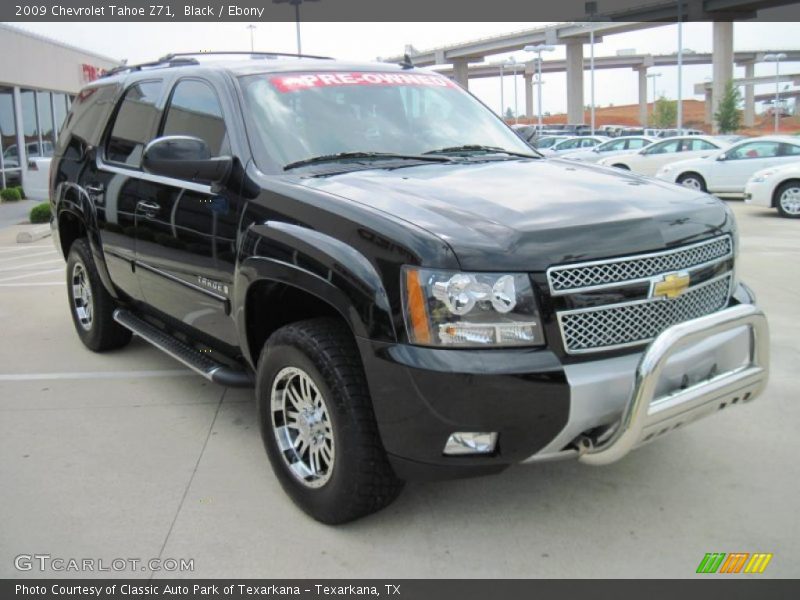 Black / Ebony 2009 Chevrolet Tahoe Z71
