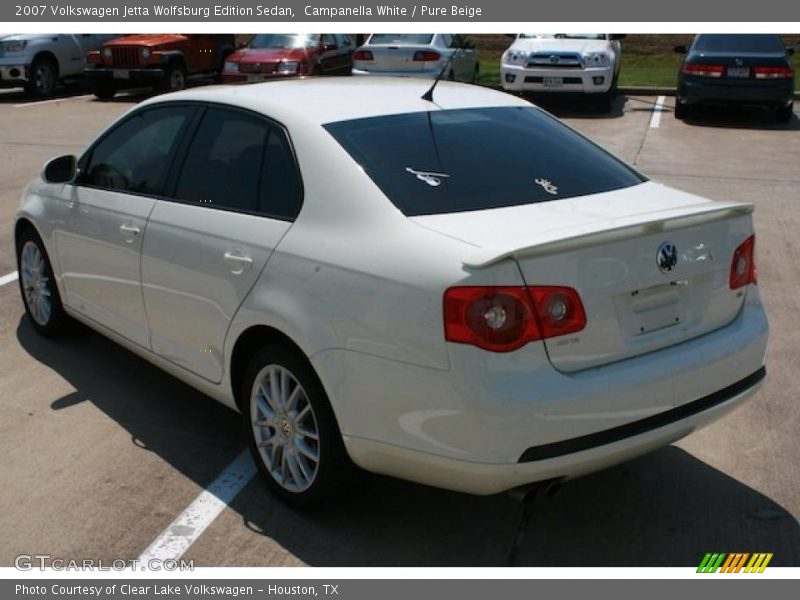 Campanella White / Pure Beige 2007 Volkswagen Jetta Wolfsburg Edition Sedan