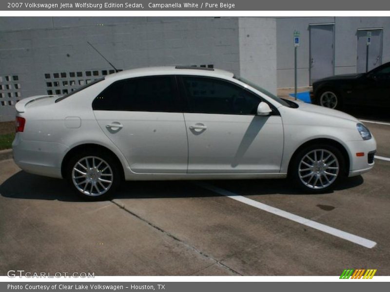 Campanella White / Pure Beige 2007 Volkswagen Jetta Wolfsburg Edition Sedan