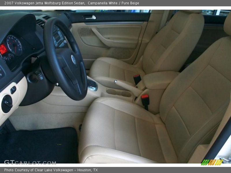 Campanella White / Pure Beige 2007 Volkswagen Jetta Wolfsburg Edition Sedan