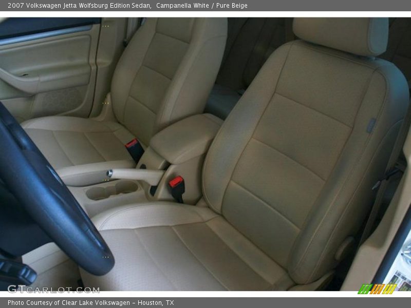 Campanella White / Pure Beige 2007 Volkswagen Jetta Wolfsburg Edition Sedan