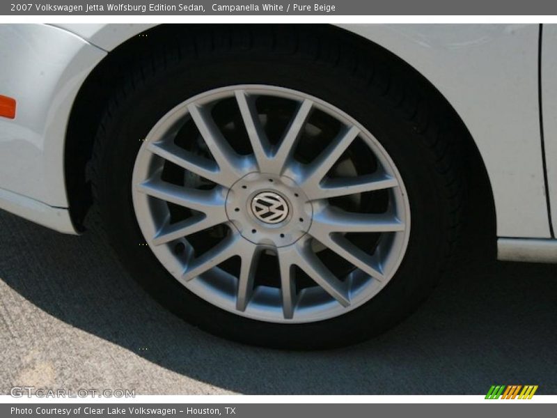 Campanella White / Pure Beige 2007 Volkswagen Jetta Wolfsburg Edition Sedan